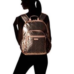 vera bradley backpack rose gold
